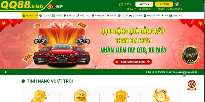 QQ88 là nhà cái tiên phong trong lĩnh vực giải trí trực tuyến