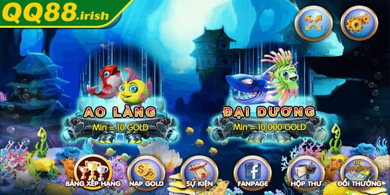 Game săn cá trực tuyến cung cấp hàng trăm loại vũ khí hiện đại