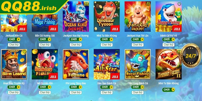 Thưởng đa dạng khi săn cá thành công là ưu điểm thu hút bet thủ