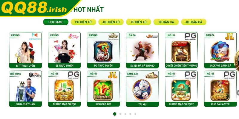 Thương hiệu uy tín khi cung cấp hàng loạt game chất lượng